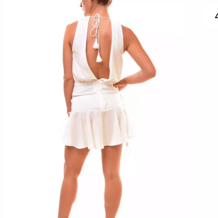 Nwt Finders Keepers White Backless Mini Dress $196